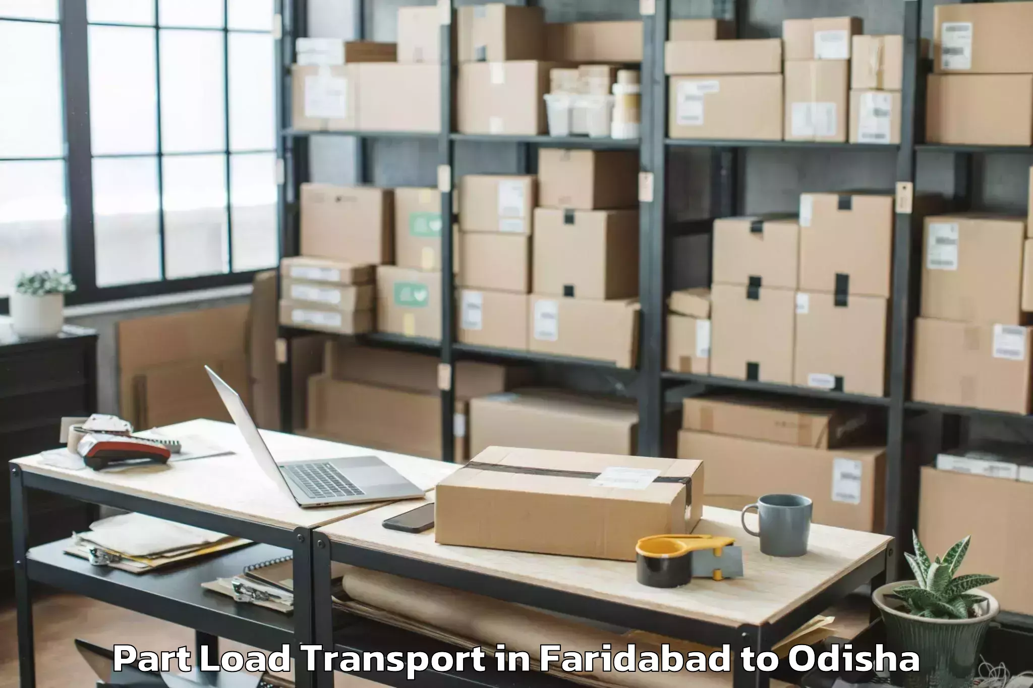 Book Faridabad to Jamankira Part Load Transport